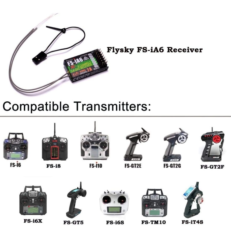 Flysky FS-IA6 Receiver 6CH Dua – обзор и цена Drone Racing Battery