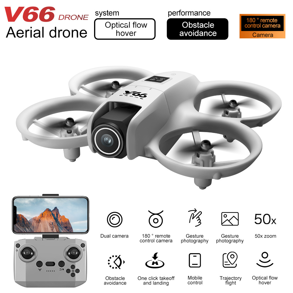 New V66 Mini Drone HD Camera 4 – обзор и цена Drone Racing Camera