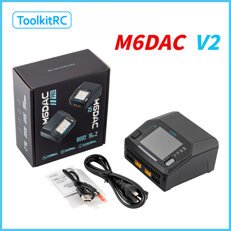 ToolkitRC M6DAC V2 RC Car 7.4v – обзор и цена Drone Racing Charger