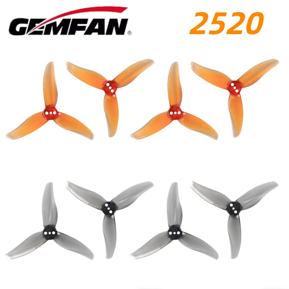 4Pairs Gemfan Hurricane 2520 2 – обзор и цена Drone Racing Propeller