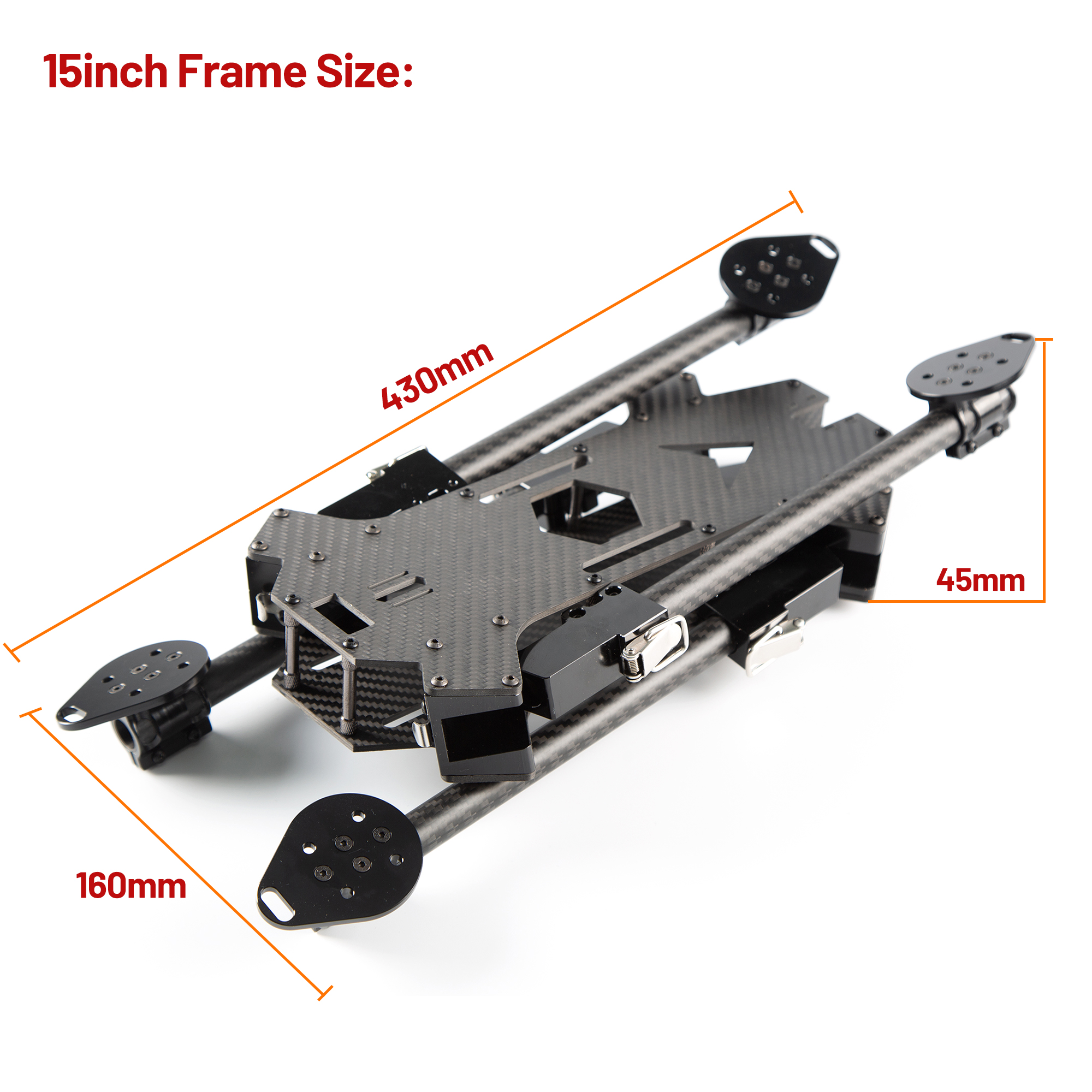 15inch /17inch FPV Carbon Fibe – обзор и цена Drone Racing Frame