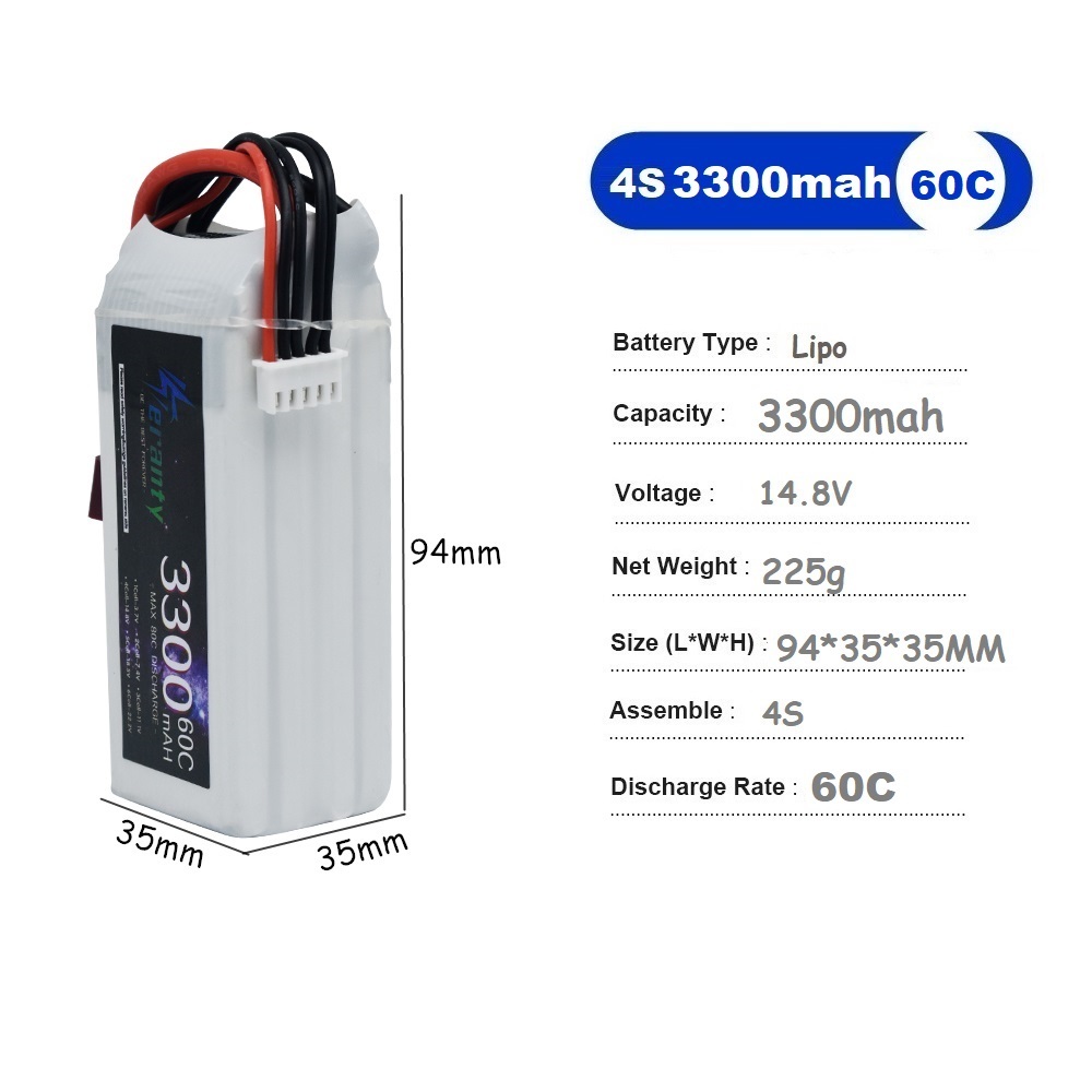 LiPo Rechargeable Battery 4S 3 – обзор и цена Drone Racing Battery
