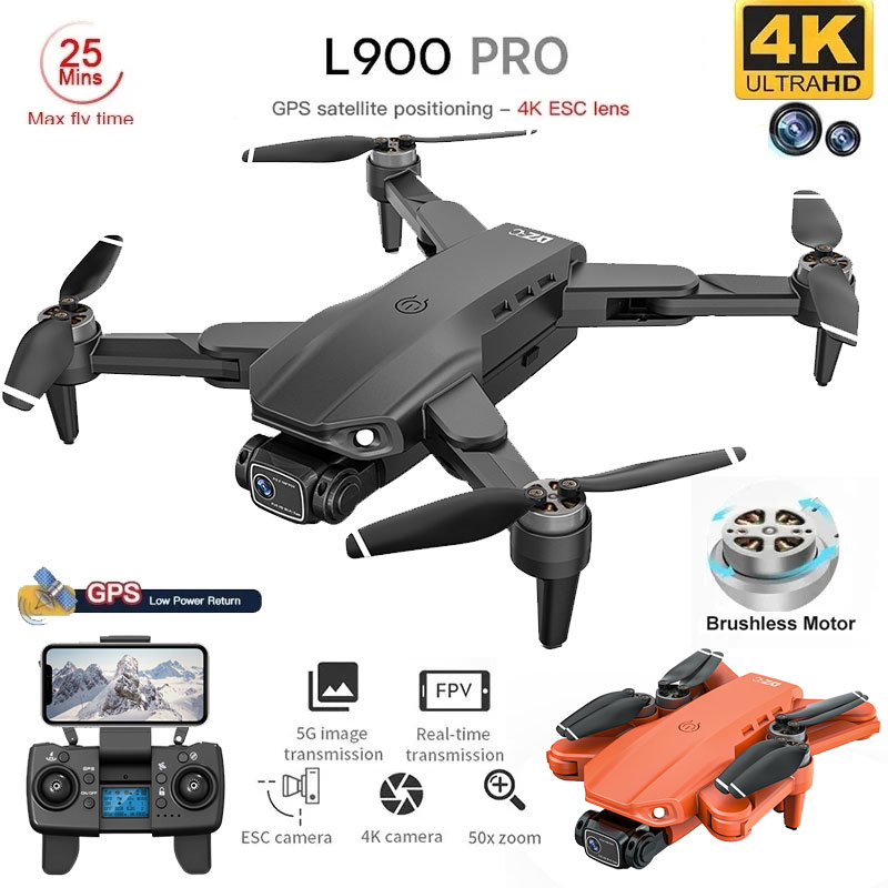 L900 Pro GPS Drone 4K Professi – обзор и цена Drone Racing Camera