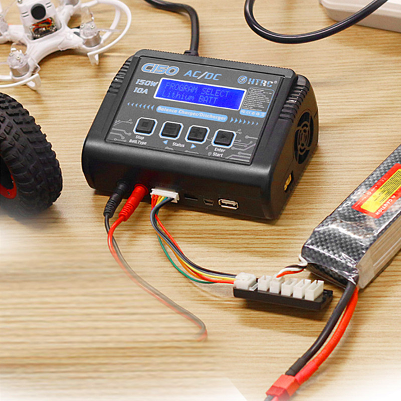 HTRC C150 150W 10A Smart Charg – обзор и цена Drone Racing Charger