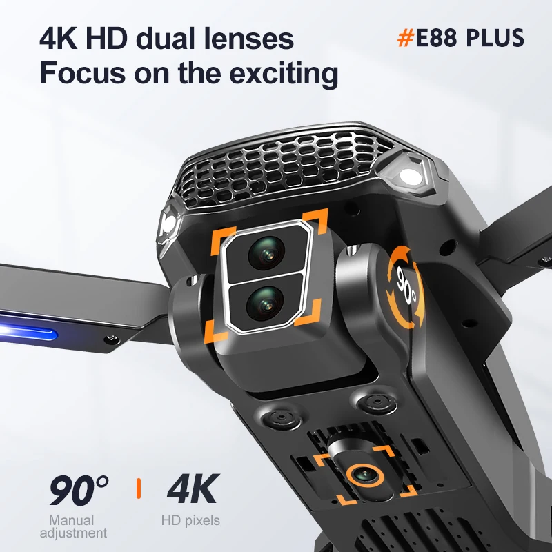 New E88 Plus Quadcopter Drone: – обзор и цена Drone Racing Camera