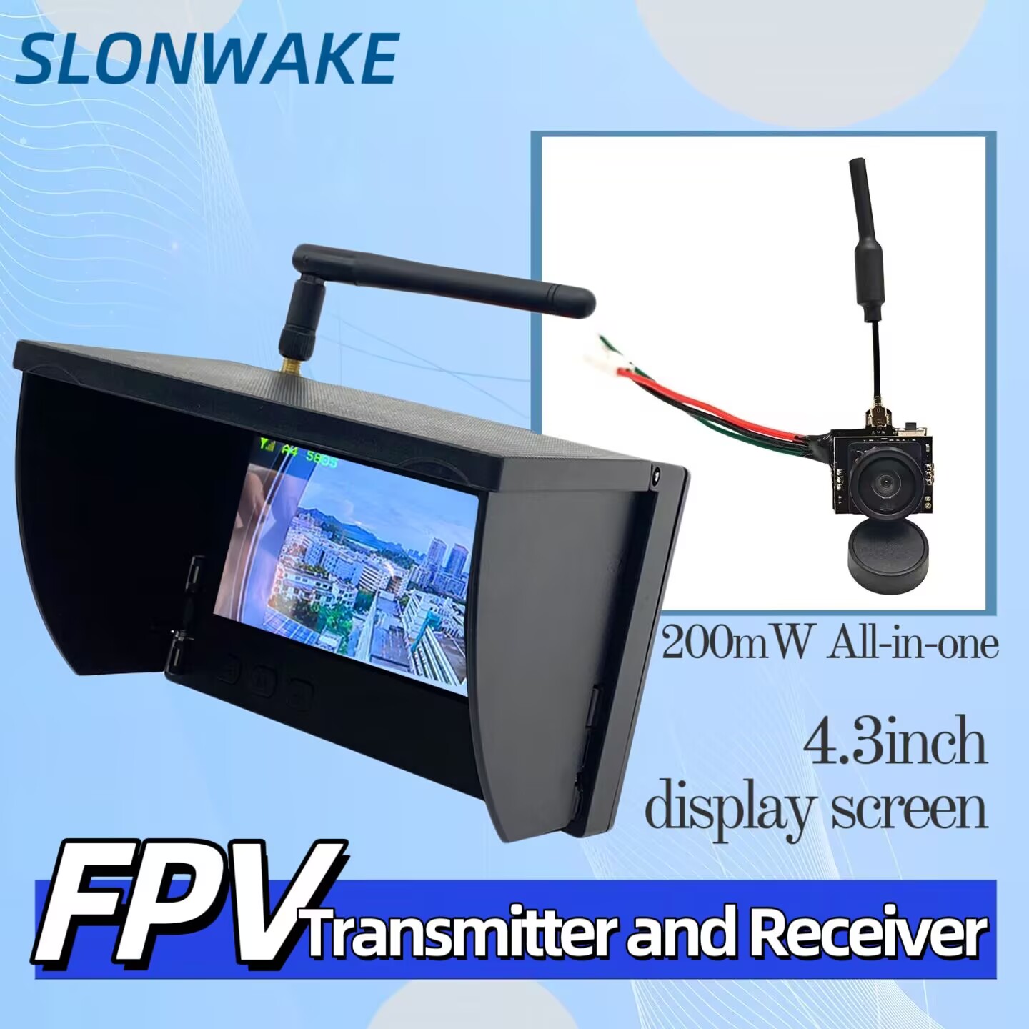 SLONWAKE 5.8G Analog Video Tra – обзор и цена Drone Racing Transmitter
