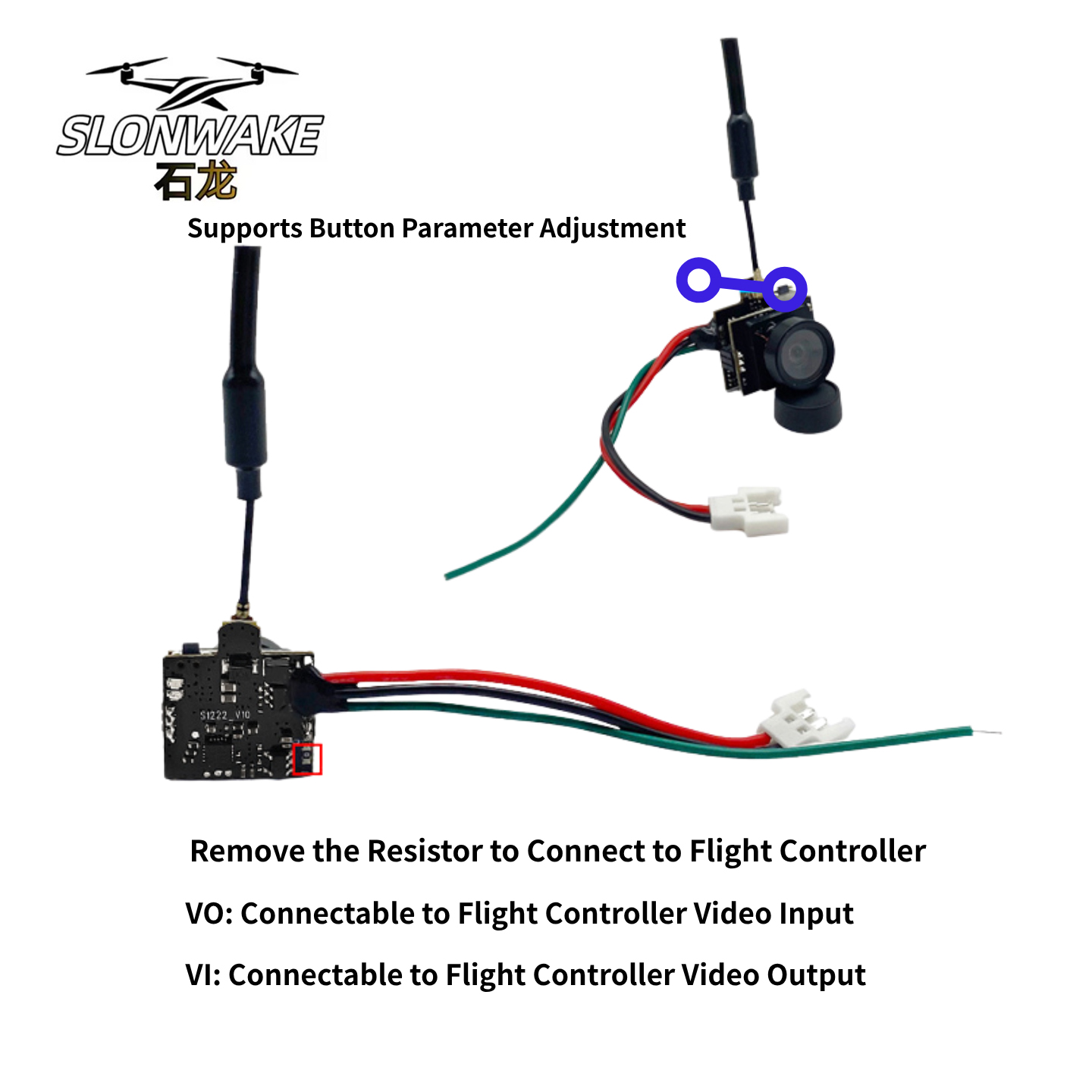 SLONWAKE 5.8G Analog Video Tra – обзор и цена Drone Racing Transmitter