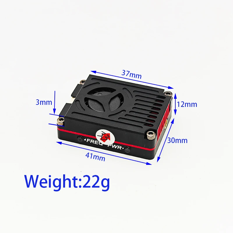 3.3G 3W FPV VTX 16CH 3000mw FP – обзор и цена Drone Racing Transmitter