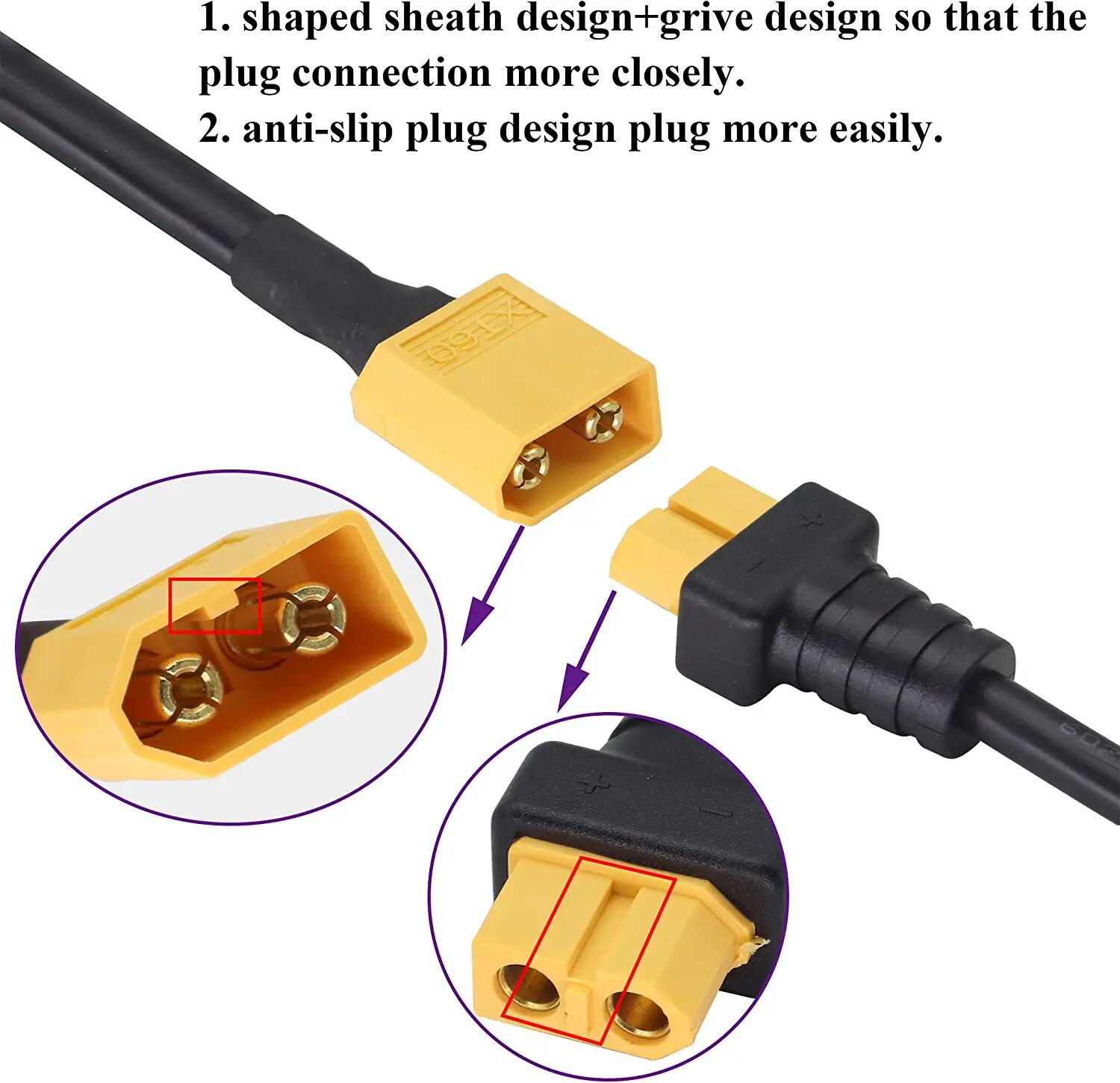 XT60 Adapter Cable XT60 Male t – обзор и цена Drone Racing Gate