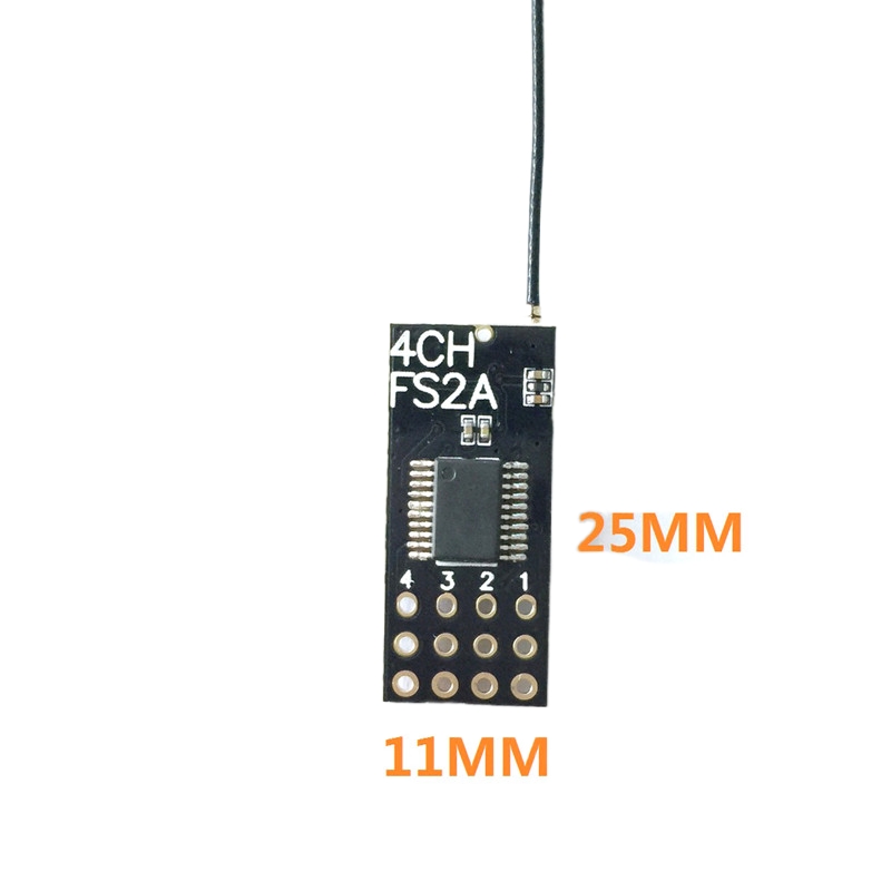 Flysky FS2A Mini Receiver 4CH  – обзор и цена Drone Racing Receiver