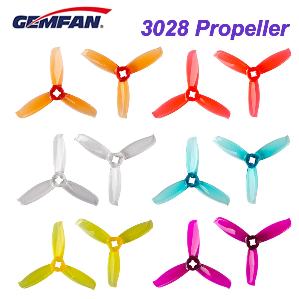 10pairs / 20pcs Gemfan Windanc – обзор и цена Drone Racing Propeller