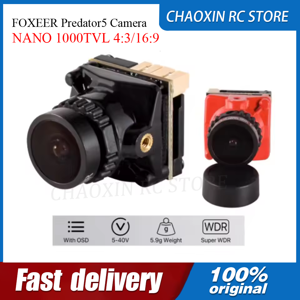 FOXEER Predator5 Camera NANO 1 – обзор и цена Drone Racing Battery
