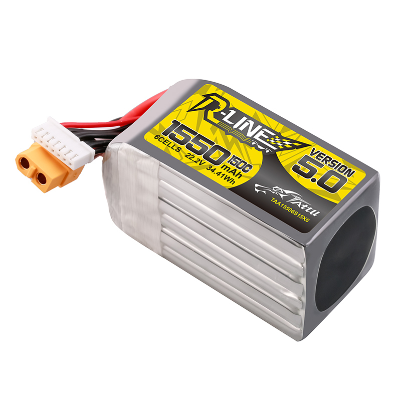 TATTU-R-LINE 5.0 22.2V 1550mAh – обзор и цена Drone Racing Battery