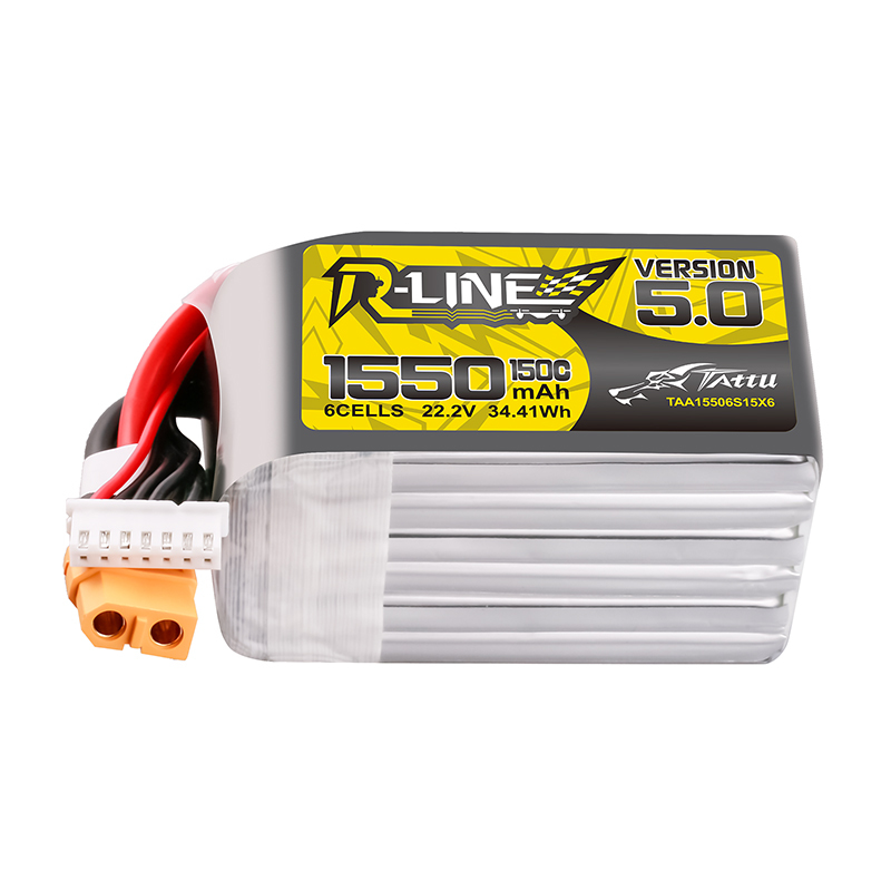TATTU-R-LINE 5.0 22.2V 1550mAh – обзор и цена Drone Racing Battery