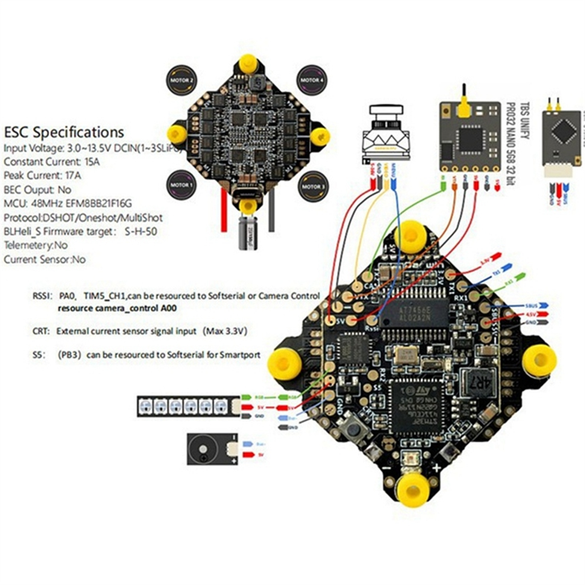 NEW F411 AIO Flight Controller – обзор и цена Drone Racing Charger