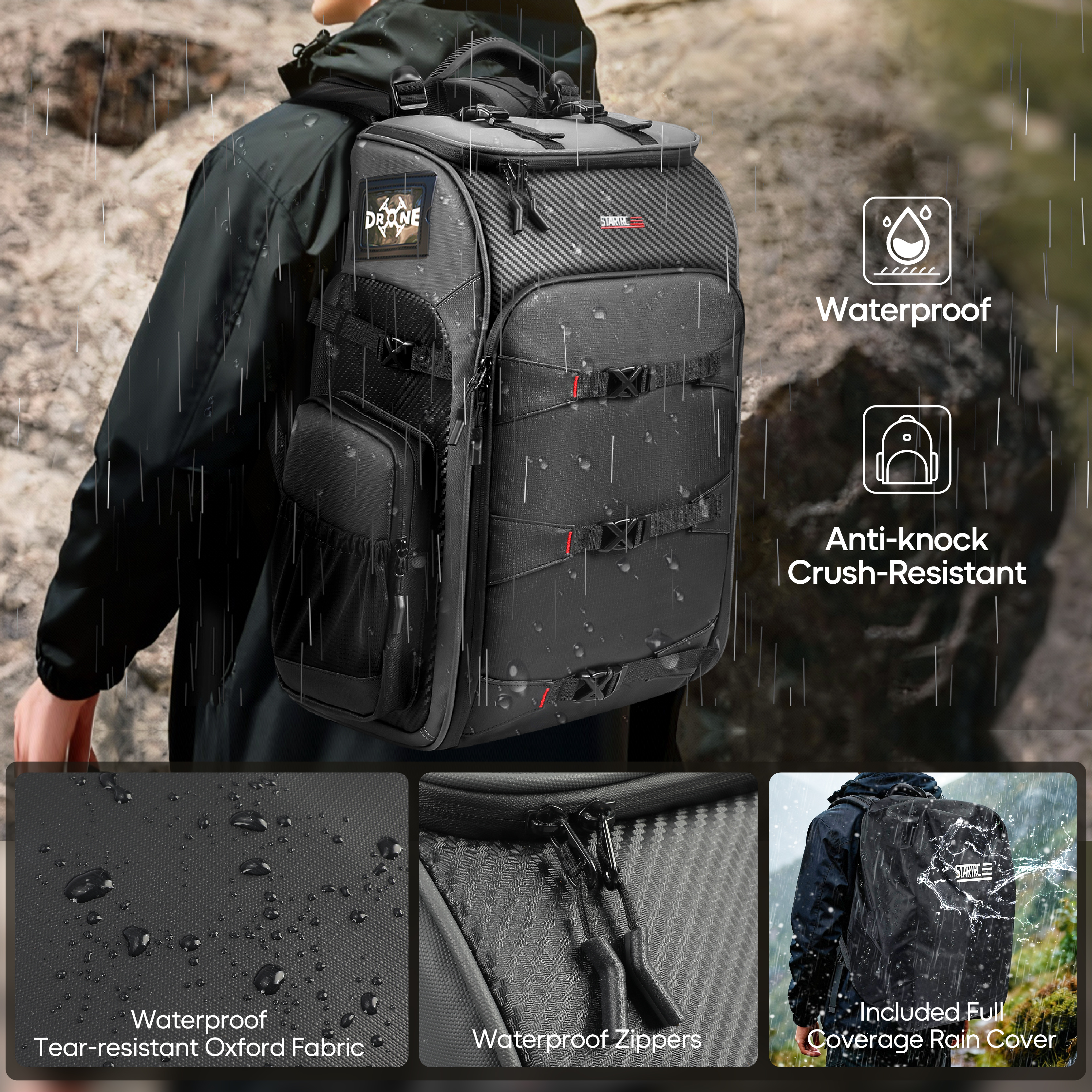 FPV Drone Backpack 40L Profess – обзор и цена Drone Racing Goggles