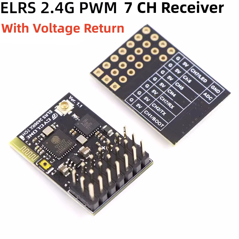 ELRS 2.4G PWM 7CH 6CH CRSF Rec – обзор и цена Drone Racing Receiver