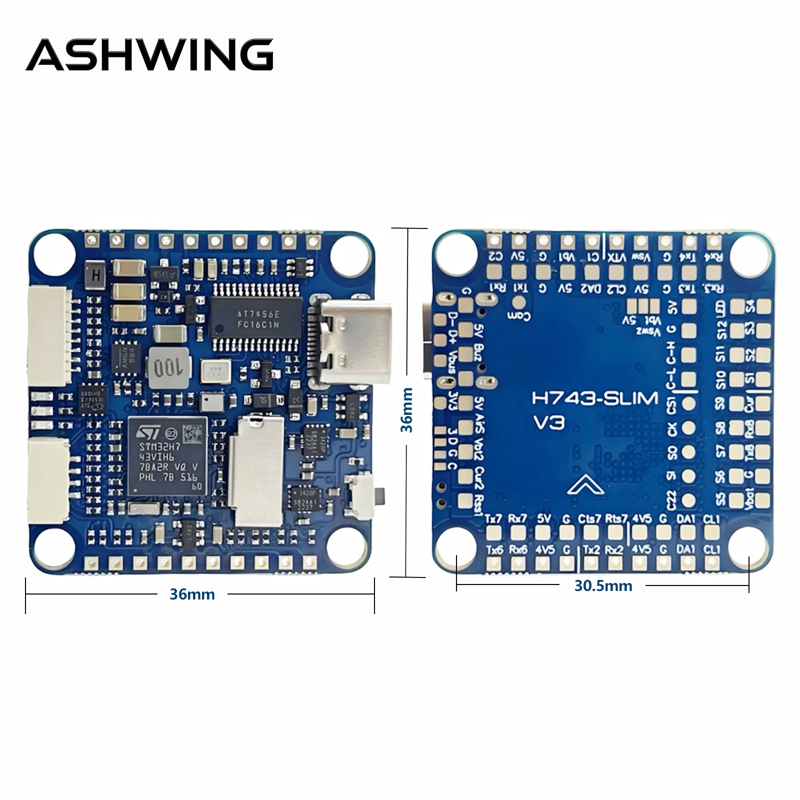 H743-SLIM V3 Flight Controller – обзор и цена Drone Racing Flight Controller