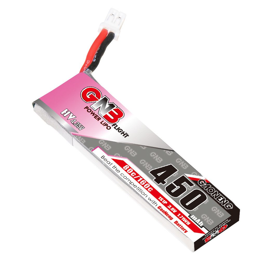 GNB HV 1S 3.8V 450mAh 80C/160C – обзор и цена Drone Racing Battery