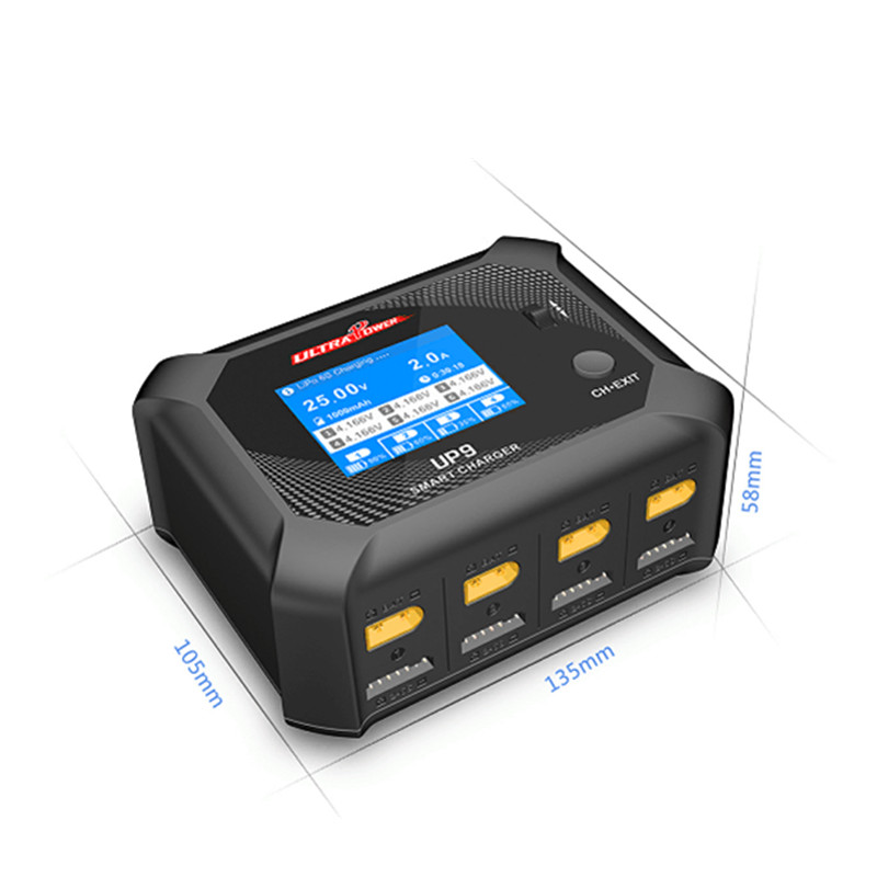 ULTRA POWER UP9 AC 100W DC 200 – обзор и цена Drone Racing Charger