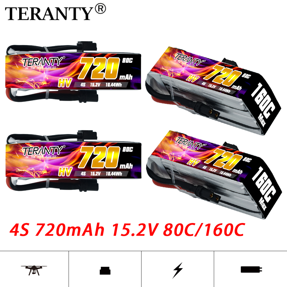 TERANTY 720mAh 4S 15.2V HV Lip – обзор и цена Drone Racing Battery