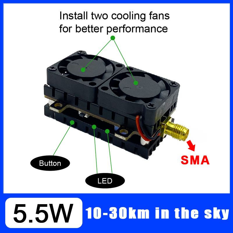 Long Range 5.8GHz 5.5W Video T – обзор и цена Drone Racing Transmitter