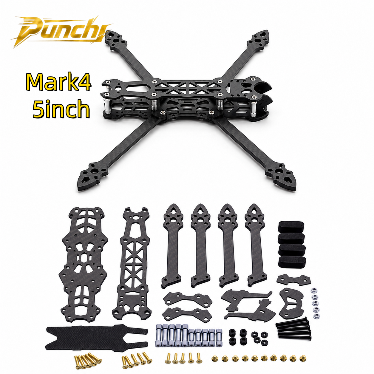 Mark4 5inch FPV Carbon Fiber F – обзор и цена Drone Racing Frame
