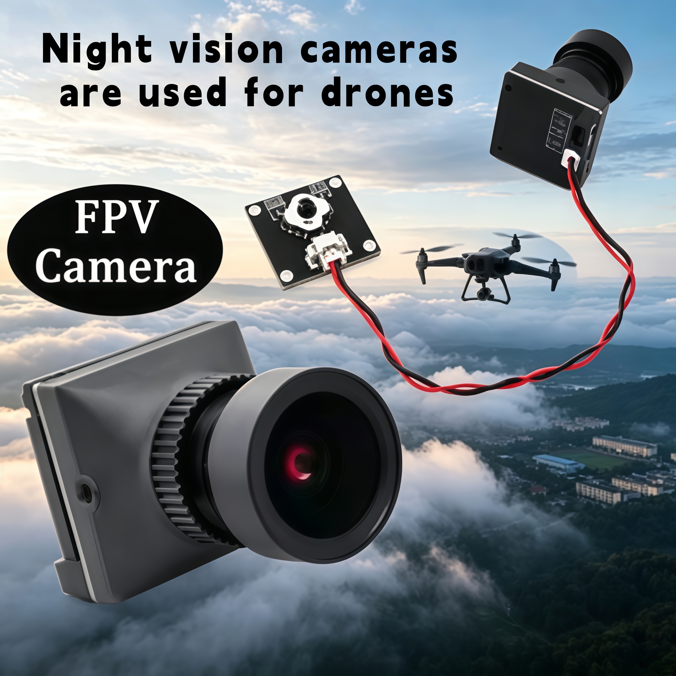1500TVL HD CADDX Snail FPV Cam – обзор и цена Drone Racing Transmitter