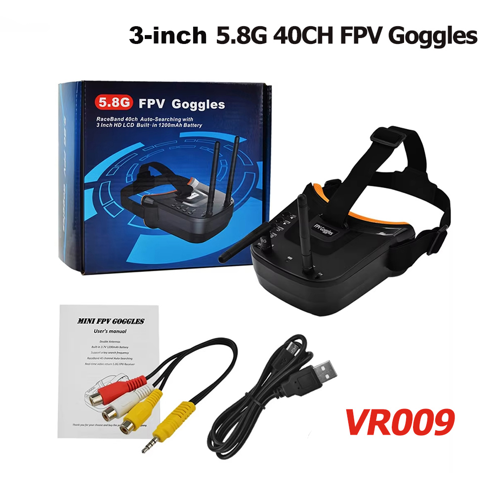 VR009 FPV Video Goggles 3Inch  – обзор и цена Drone Racing Goggles