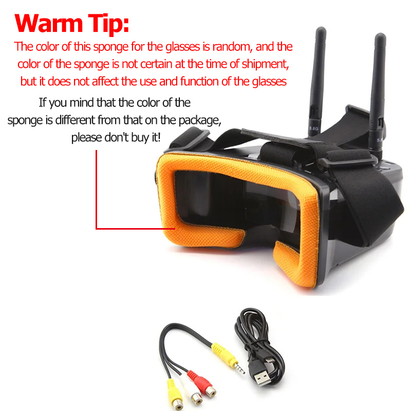 VR009 FPV Video Goggles 3Inch  – обзор и цена Drone Racing Goggles
