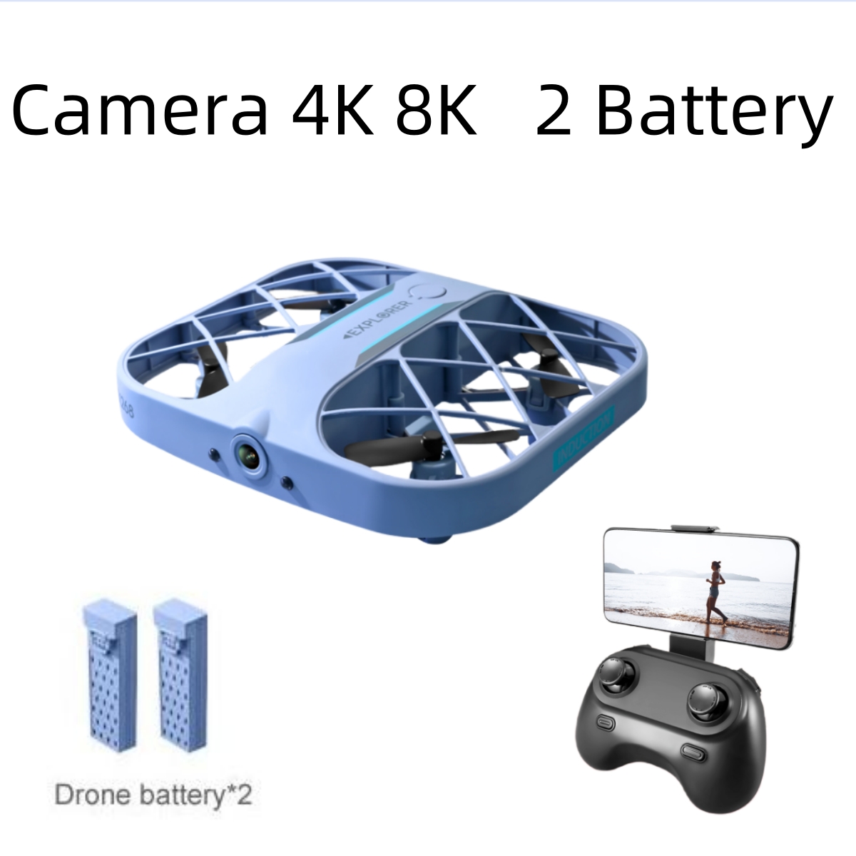 JJRC H107 FPV RC Drone with 2  – обзор и цена Drone Racing Battery
